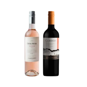 Obra Prima Rosado Cabernet y Ventisquero Clásico Carmenere - Dia de la mujer